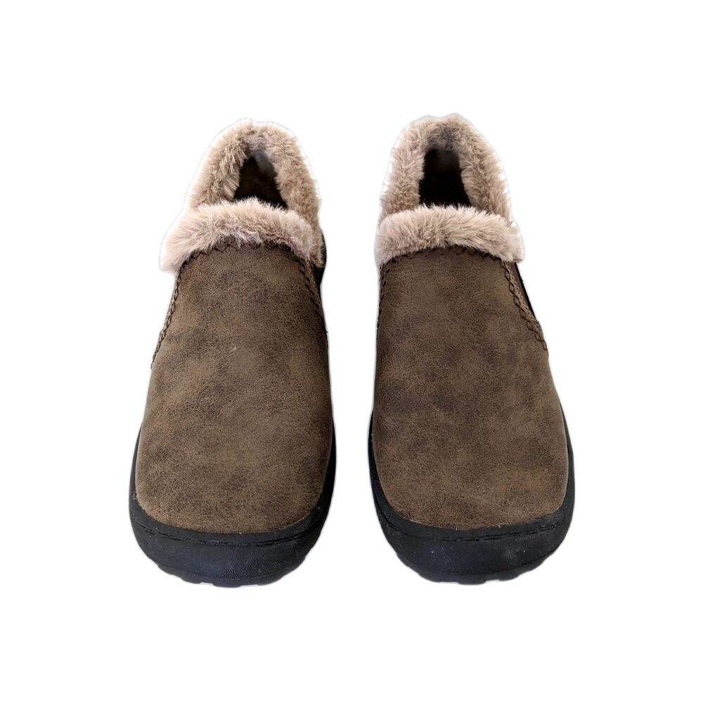 Women's JSport by Jambu Willa Brown Faux Fur Lined Casual Comfort Clog, 7.5 - Picture 2 of 8
